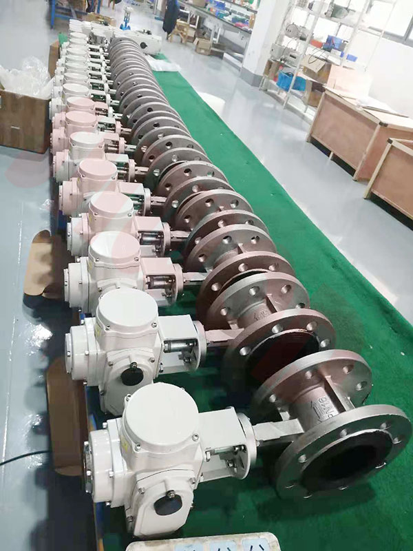 不銹鋼電動法蘭蝶閥出廠前檢驗